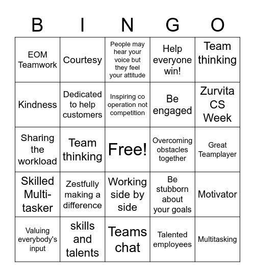 CS Week 2022.5 Bingo Card