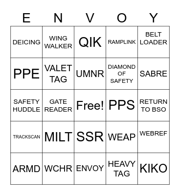 TeamSJT BINGO Card