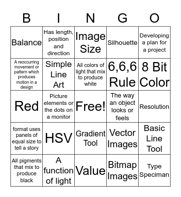 Unit 4 Review  Bingo Card