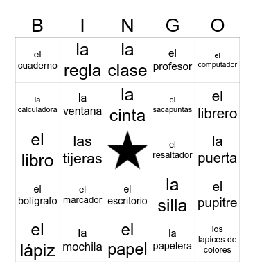 Los objetos de la clase Bingo Card