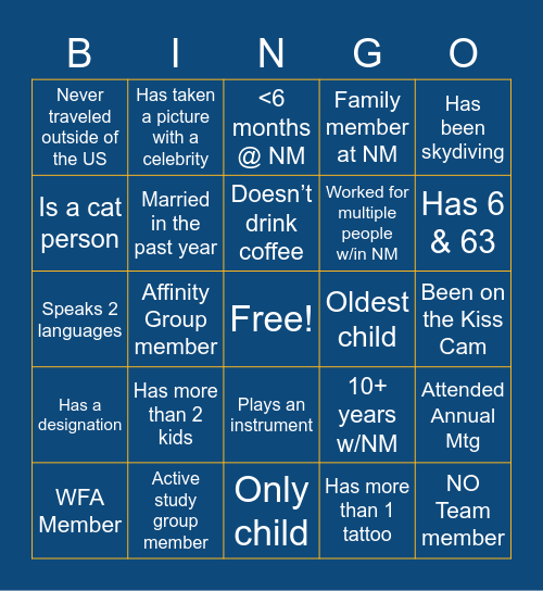 Bootcamp Bingo Card