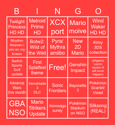 FINALLY IT IS HERE Bingo Card