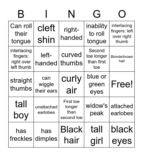 'Find Someone Who' Bingo Card