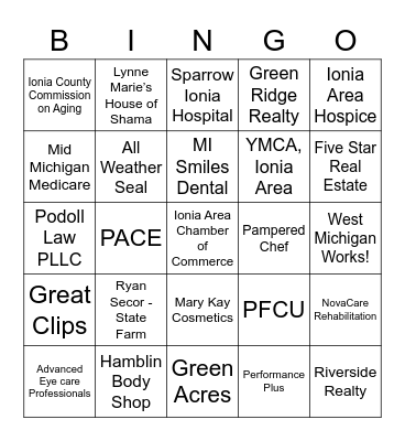 Expo Block Party 2022 Bingo Card