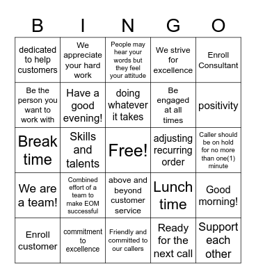CS Week 2022.11 Bingo Card