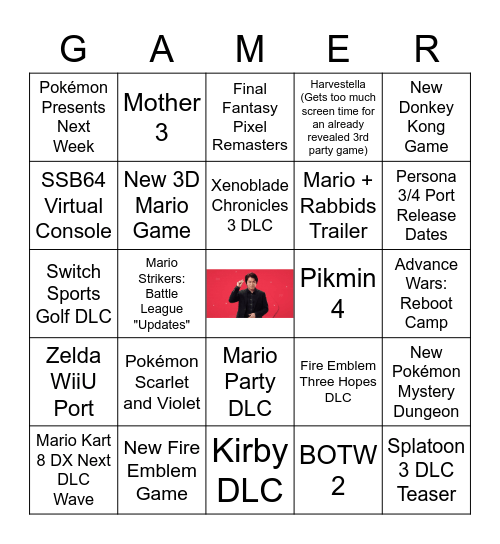 September Direct 2022 Bingo Card