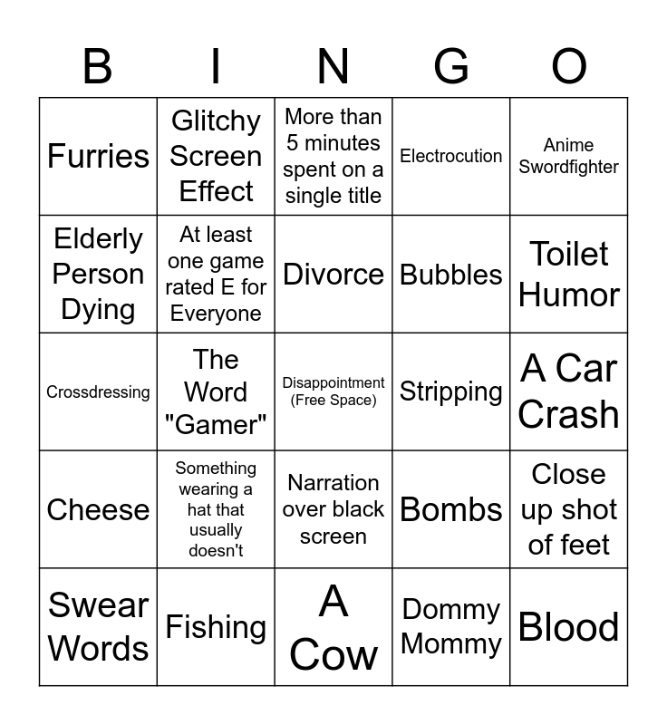 PlayStation State of Play September 2022 Bingo Card