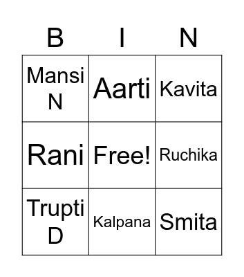 BIS Moms (2022-24) Bingo Card