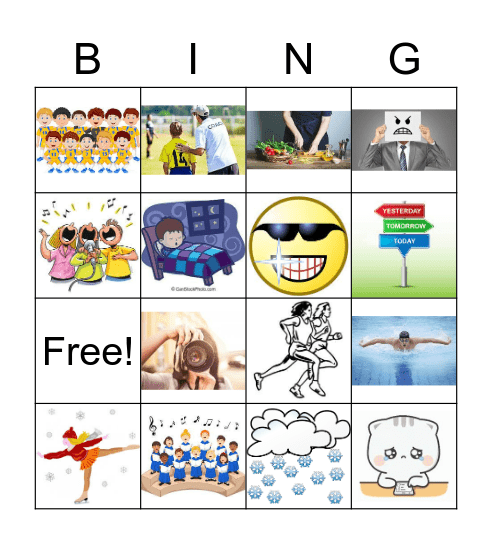Actividades Extracurriculares Bingo Card