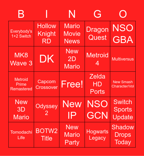 9/13/2022 Direct Bingo Card