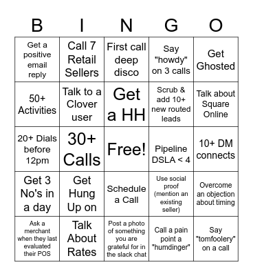 R&D AE Bingo Card