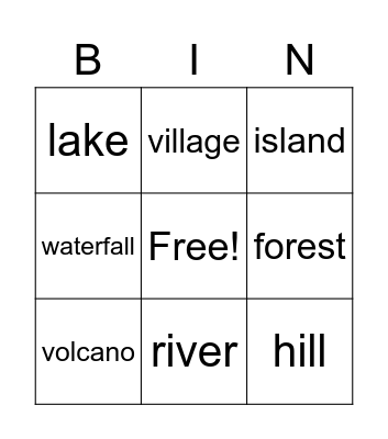 Holidays bingo Card