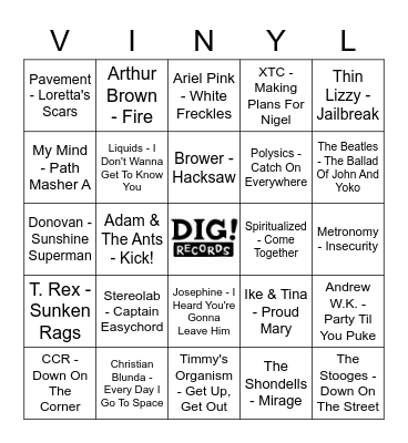 VBW6G2 Bingo Card