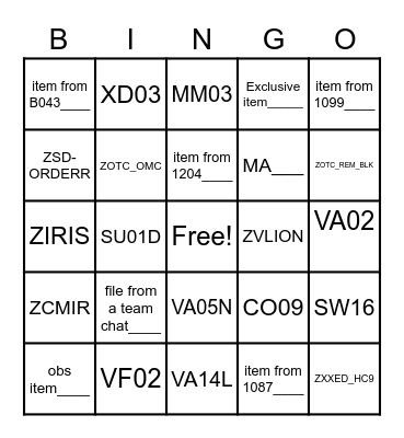 CS Week 2022 Bingo Card