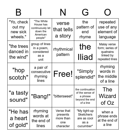 Device - O Bingo Card