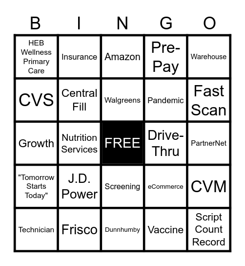 H-E-BINGO 2022 Bingo Card