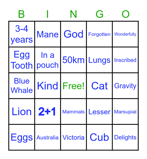 ANT Academy Term 3 Recap (2022) Bingo Card