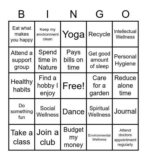 HARAMBEE Bingo Card