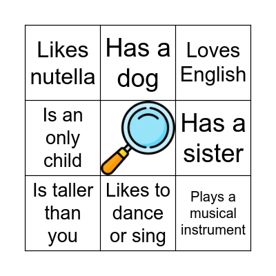 Find someone who ... Bingo Card
