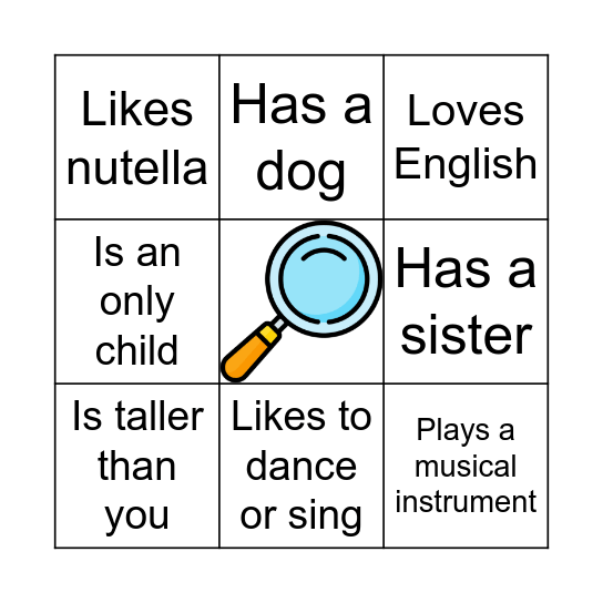 Find someone who ... Bingo Card