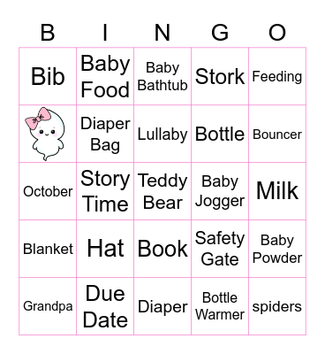 BABY Bingo Card
