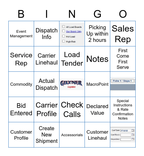 Aljex Bingo Card