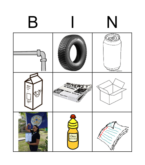 BINGO DA RECICLAGEM Bingo Card