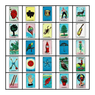 LOTERIA Bingo Card