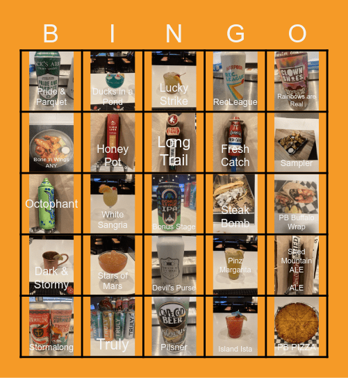 PINZ Bingo Card