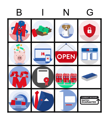 METRO BINGO Card