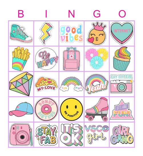 Bingo da Sophia Bingo Card