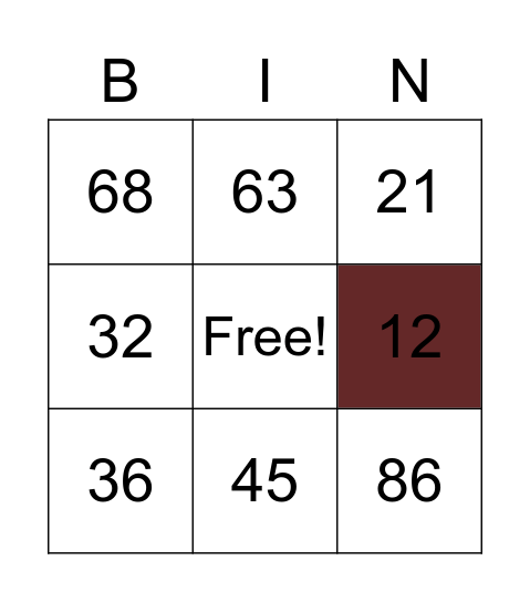 K 4 Anweisungen Bingo Card