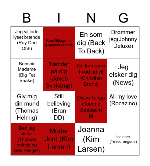 Bodega Bungo Bingo Card