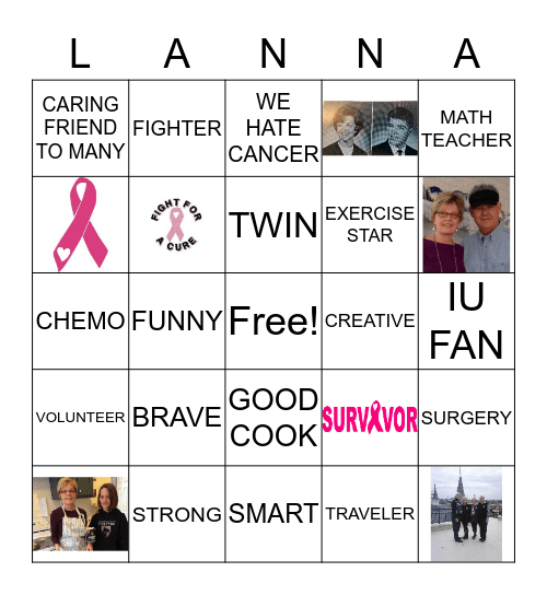 BEAT CANCER BINGO Card