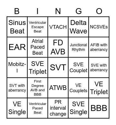 AV Vikings Bingo Card