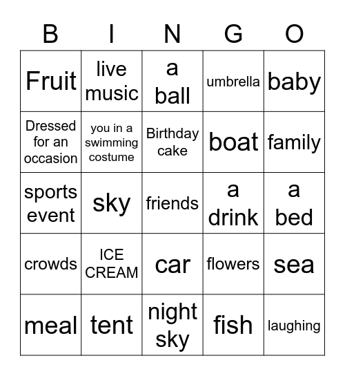 Kingsway Life Group Bingo Card