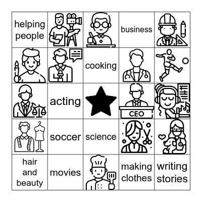 Job Bingo Card