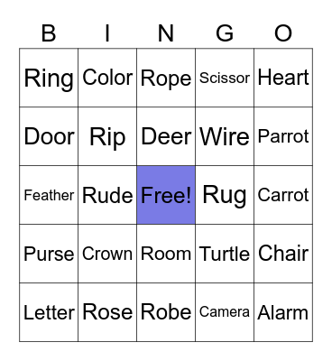 BINGO for /r/! Bingo Card
