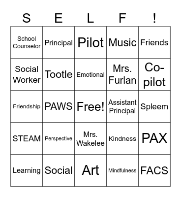 DIS Bingo Card