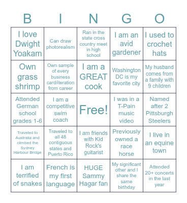 2022 Annual Sales Meeting | Human Bingo Card