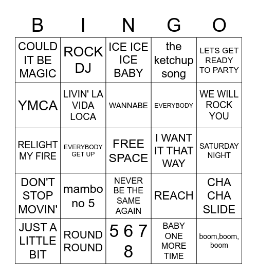 SUNDAY NIGHT 'CHEESE PLEASE' Bingo Card