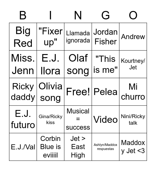 HSMTMTSTTTE8C Bingo Card