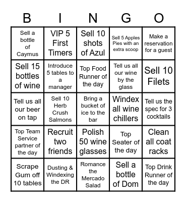 JOEY BELL TOWER Bingo Card