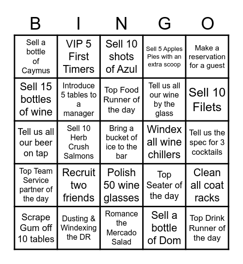 JOEY BELL TOWER Bingo Card