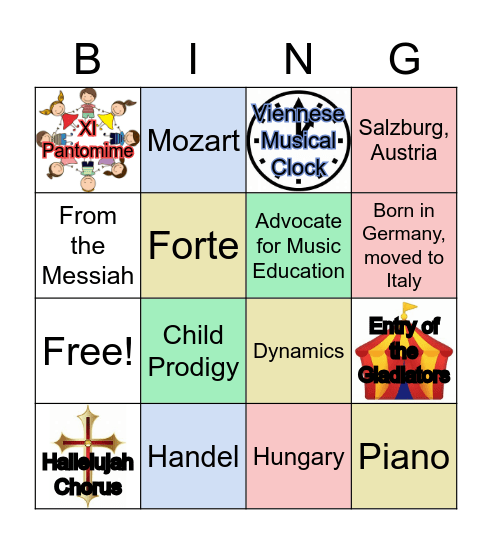 Sager 3-6 1st Month Review Bingo Card
