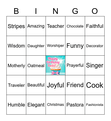 Celebrating Isela Aguirre! Bingo Card