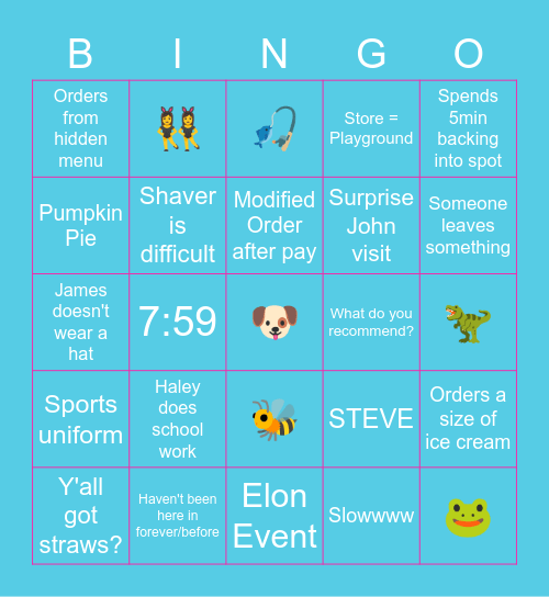 Pelican's Bingo #3 Bingo Card