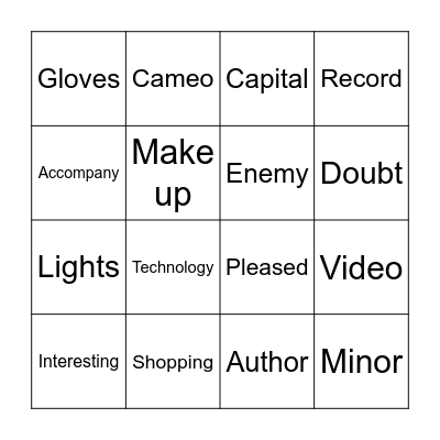 Fact or Fiction - BINGO! Bingo Card