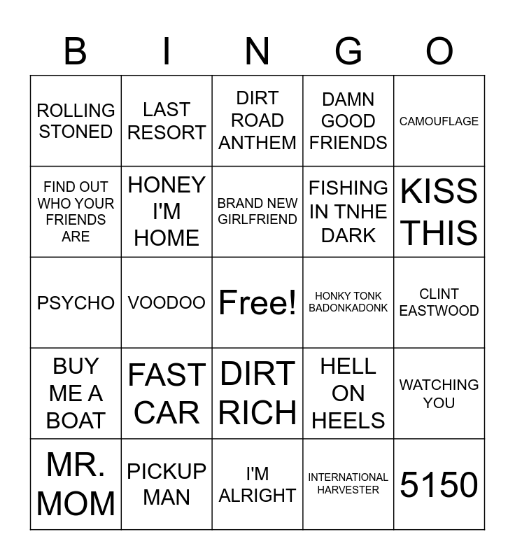 CODY COVER ALL Bingo Card