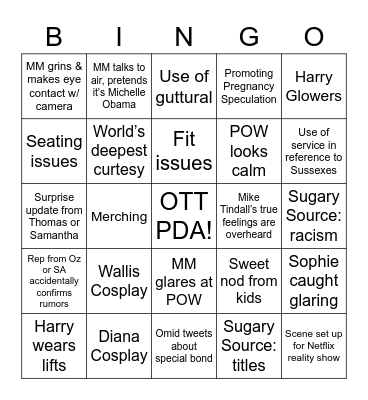 Arrrr Gee Dos Bingo Card